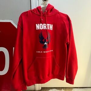 Vintage girls wrestling hoodie